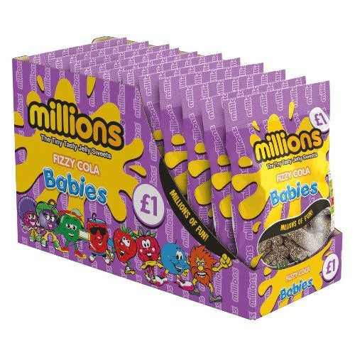 Millions Fizzy Cola Babies £1 PMP 12x120g