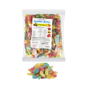 Gummy Rush Sour Neon Worms 1kg