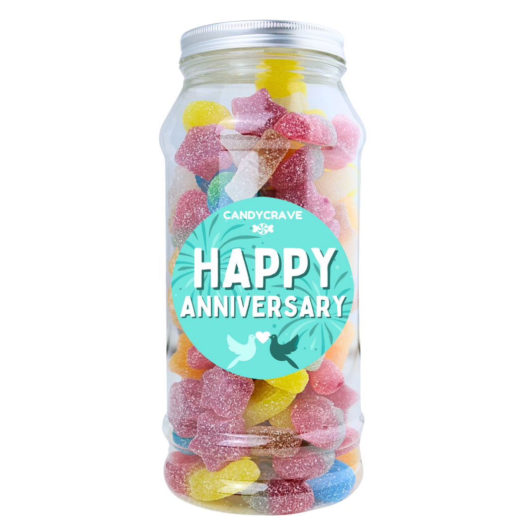 Candycrave Happy Anniversary Gift Jar 600g