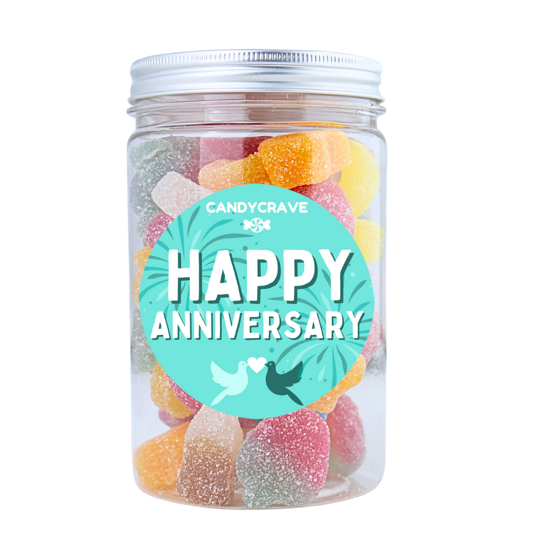 Candycrave Happy Anniversary Gift Jar 250g