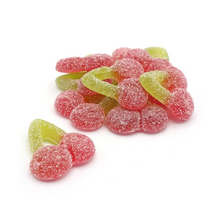 Load image into Gallery viewer, Haribo Tub Sour Cherrys Zing 690g