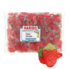 Load image into Gallery viewer, Haribo Giant Strawberries 3kg