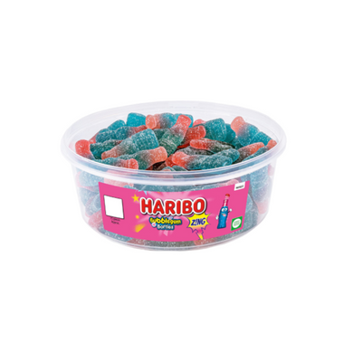 Haribo Fizzy Bubblegum Sweets – Haribo Bottle-Shaped Fizzy Gummies