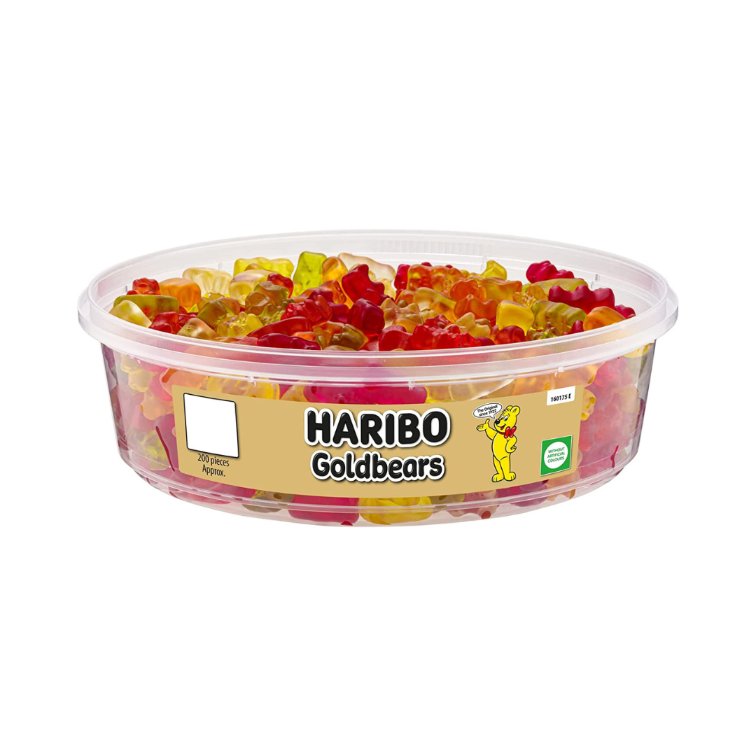 Haribo Gold Bears Tub – Delicious Fruity Gummies