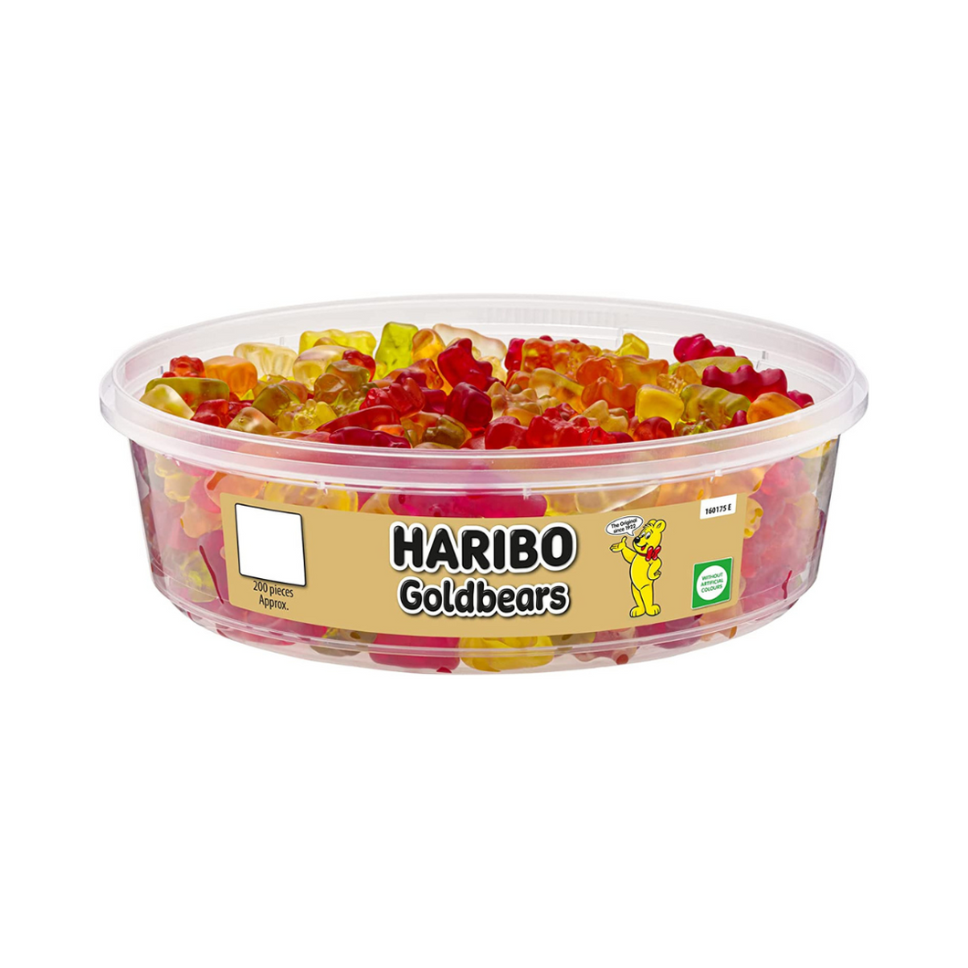 Haribo Gold Bears Tub – Delicious Fruity Gummies