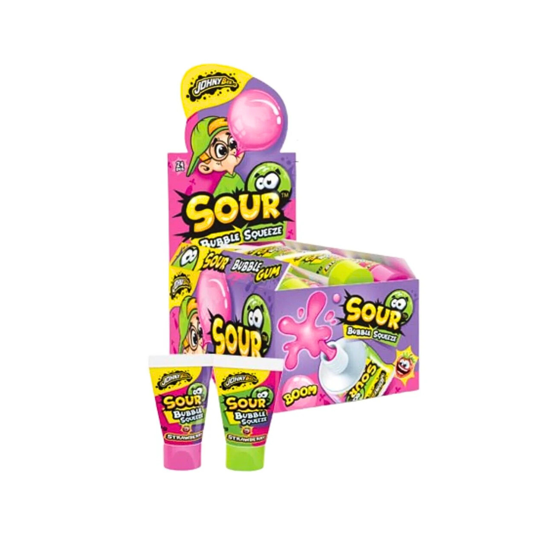 Johny Bee Sour Bubble Squeeze 24pcs