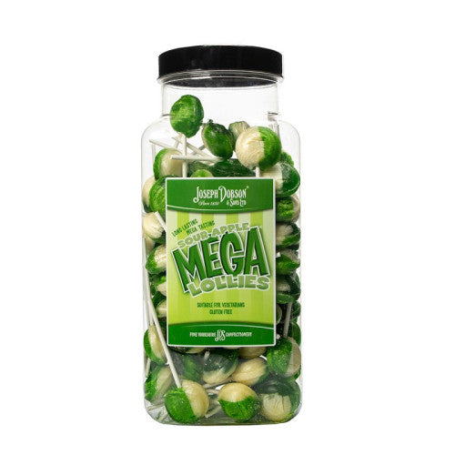 Dobson Sour Apple Lolly 90 Count Jar