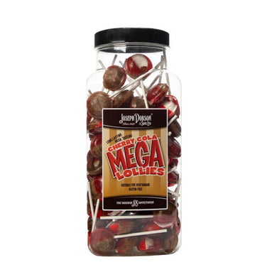 Joseph Dobson Cherry Cola Lolly 90 Count Jar