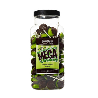 Joseph Dobson Chocolate Lime Lolly 90 Count Jar