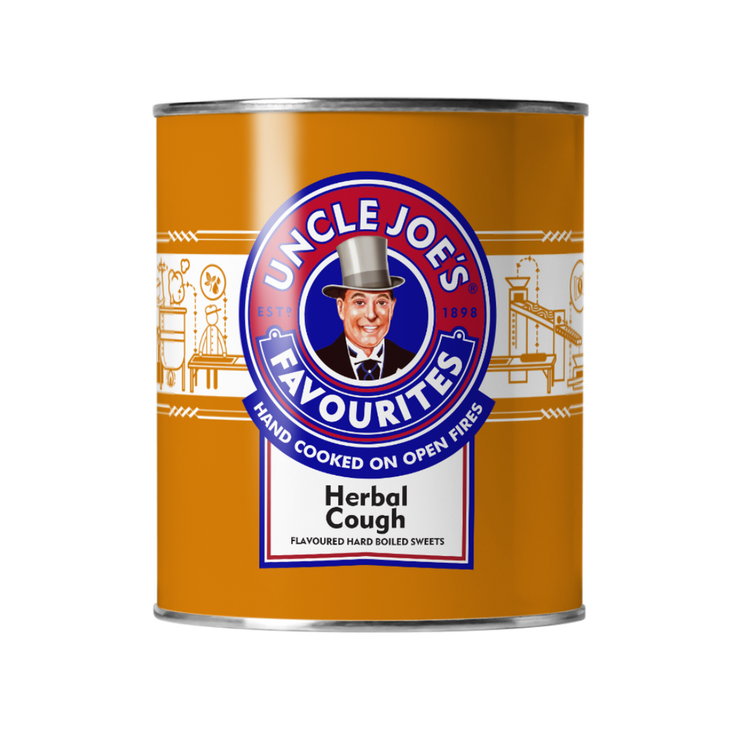 Uncle Joes HERBAL COUGH DROPS Tin