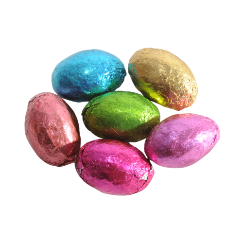 Milk Chocolate Foiled Eggs 3Kg