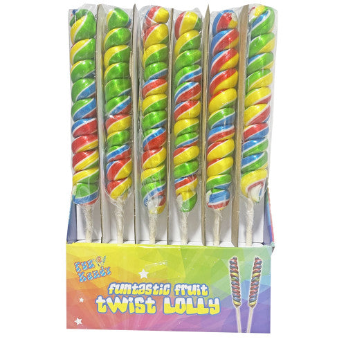 Fun Kandy Twist Tall Lolly 24x55g