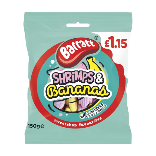 Barratt Shrimp and Banana PMP £1.15 12x150g