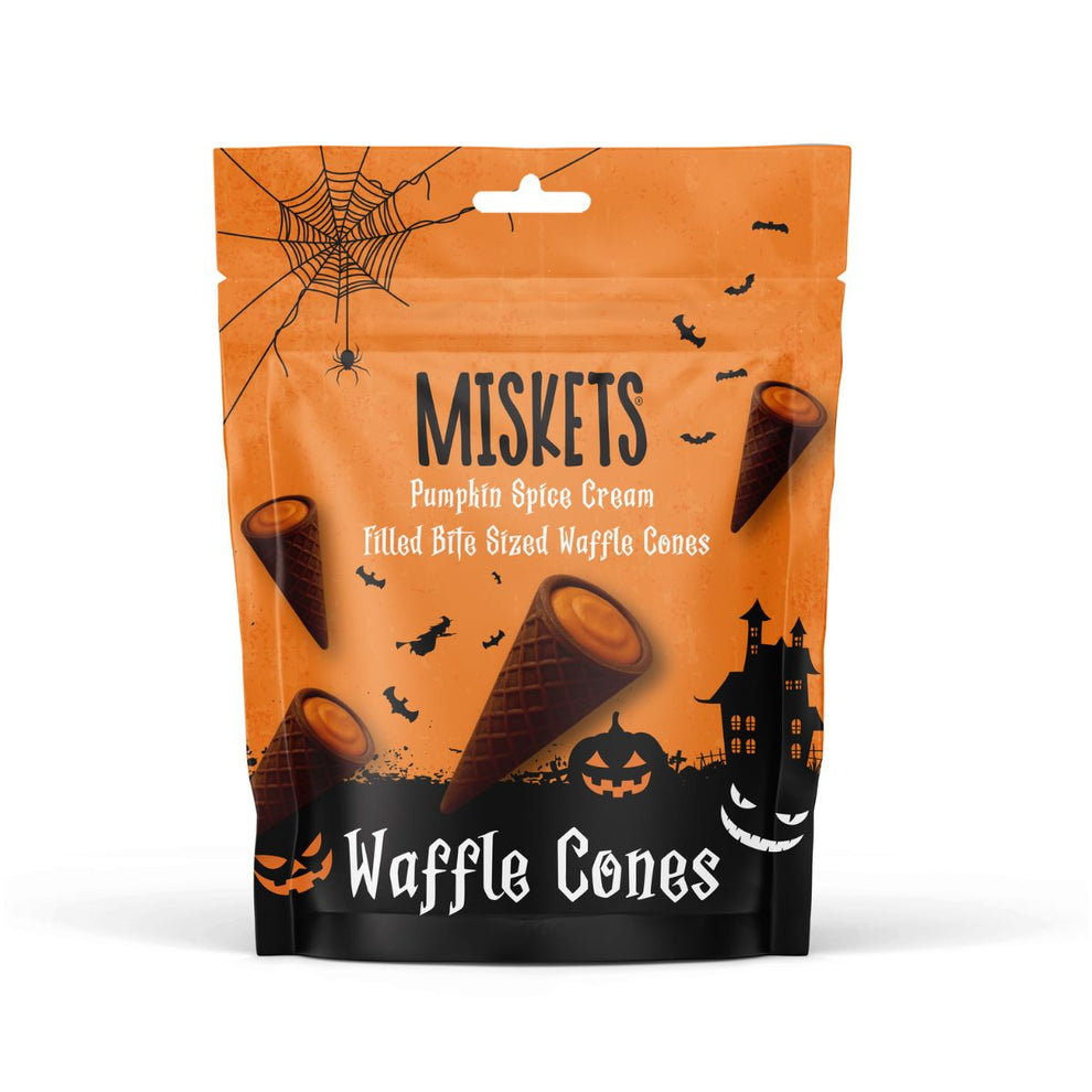 Limited-edition Miskets Pumpkin Spice Mini Cones