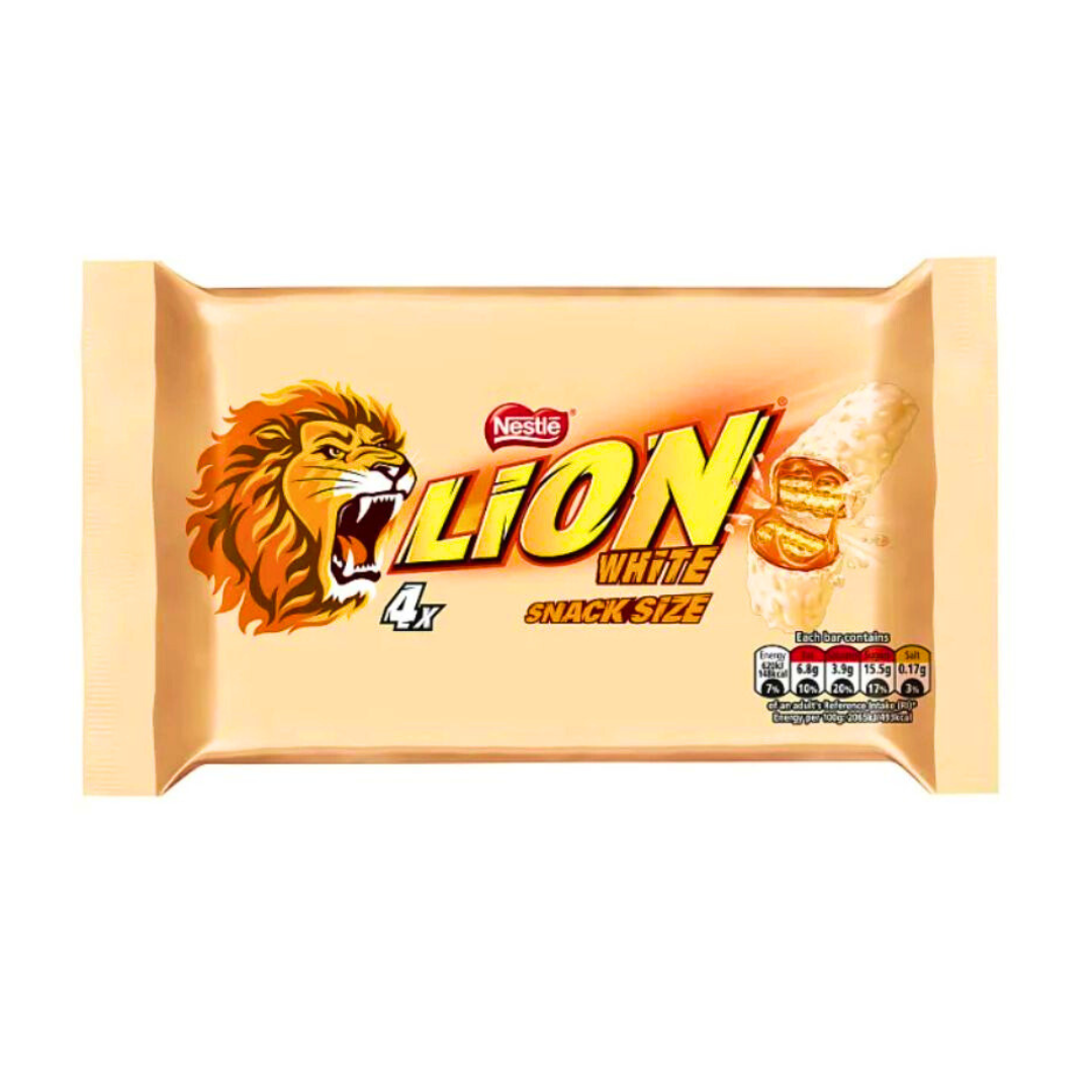 Nestle Lion White Chocolate Bar 10x(4x30g)