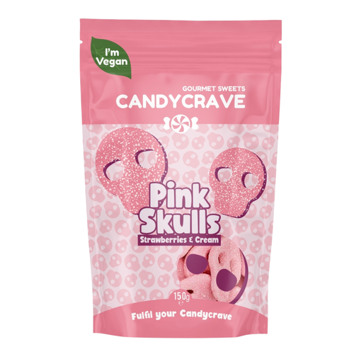 Candycrave Pink Skulls Pouch 10x150g