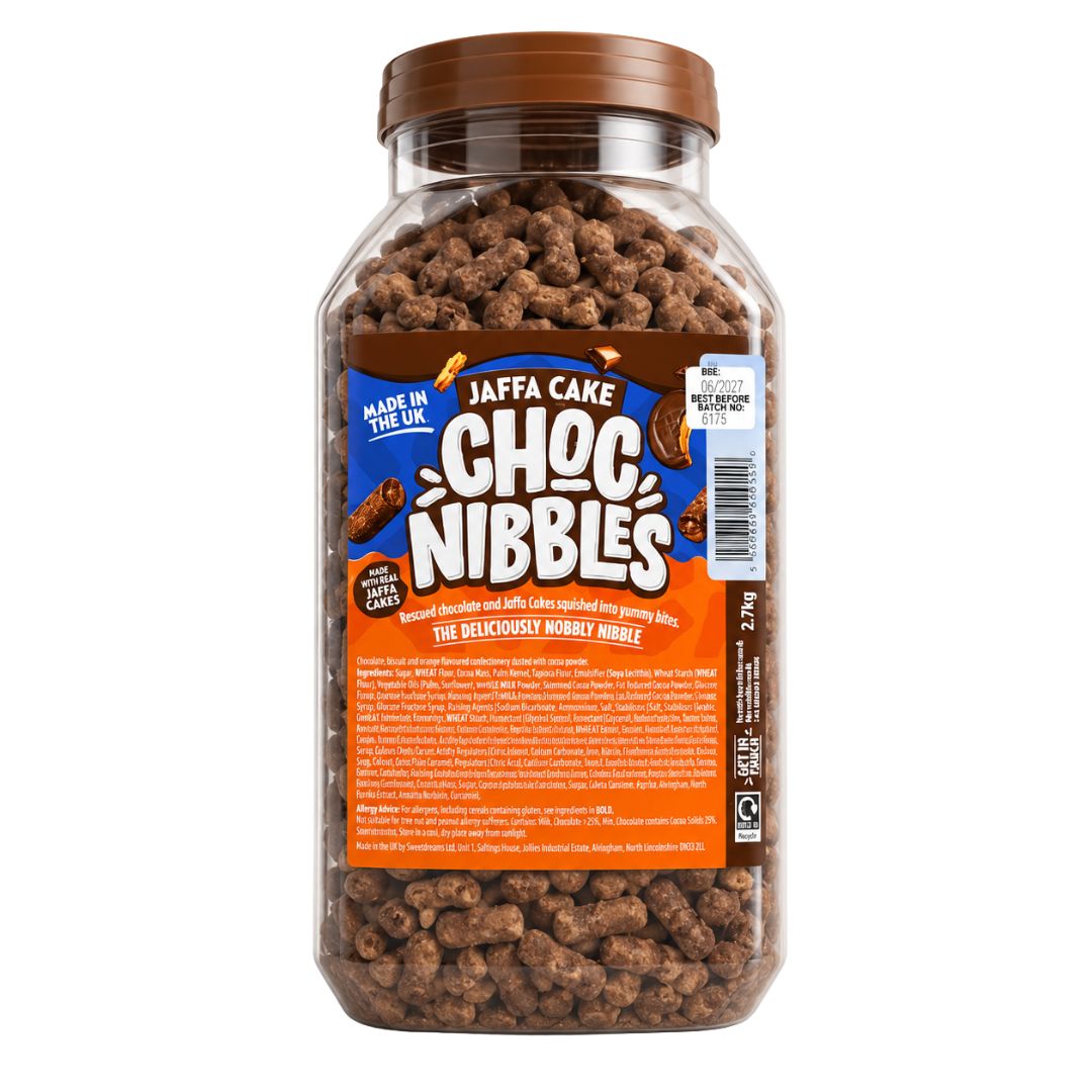 Sweet Dreams Chocolate Orange Nibbles 2.7Kg Jar