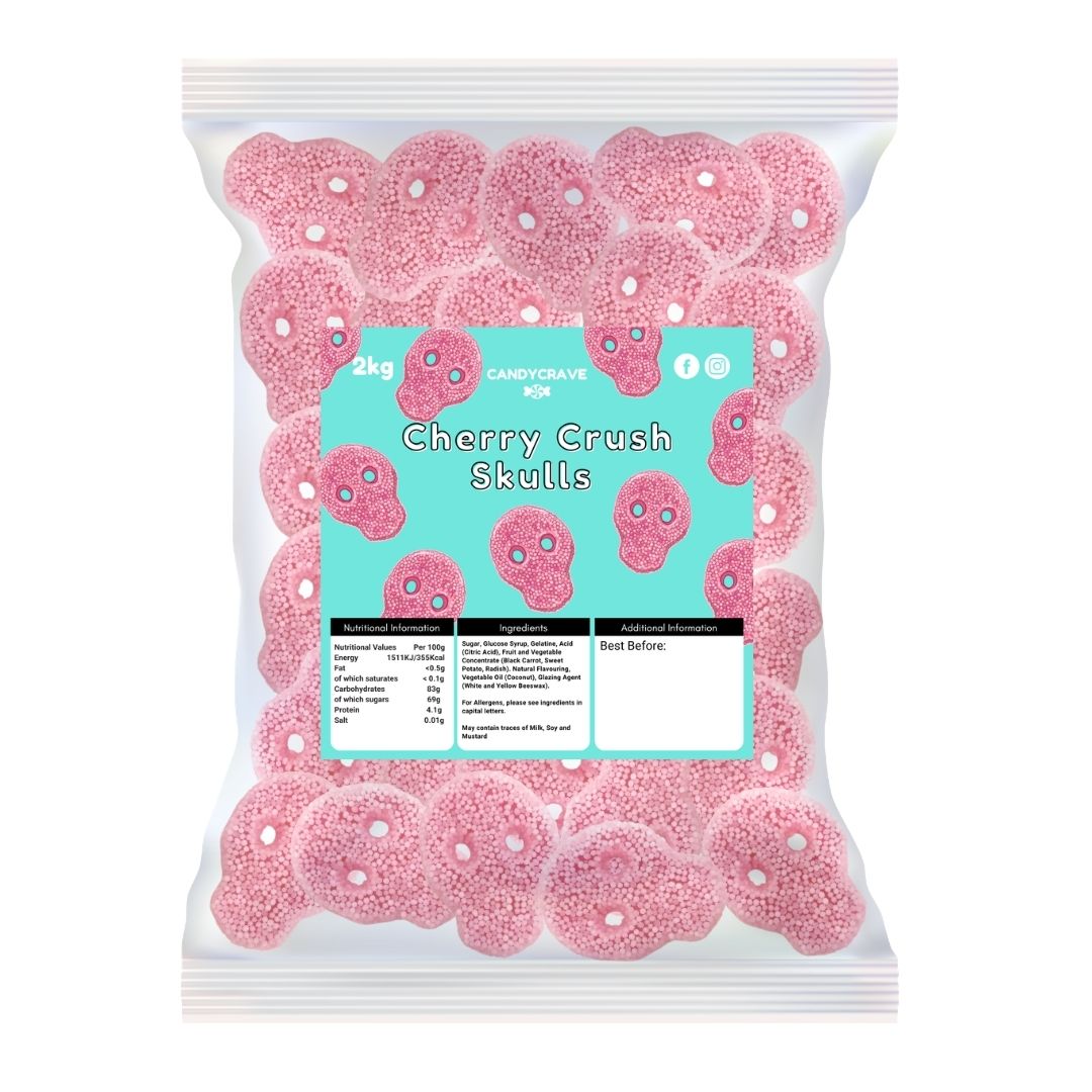 Candycrave Cherry Crush Skulls 2kg