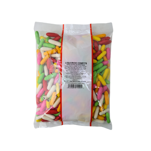 Taveners Liquorice Comfits 1Kg