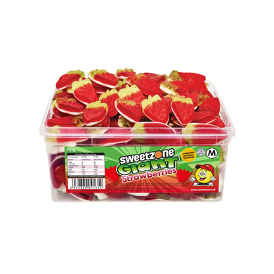 Sweetzone Giant Strawberries Tub 741g