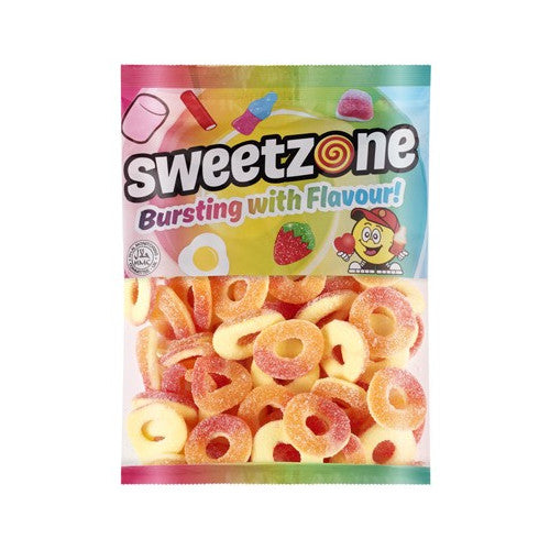 Sweetzone Peach Rings Halal Sweets 1kg