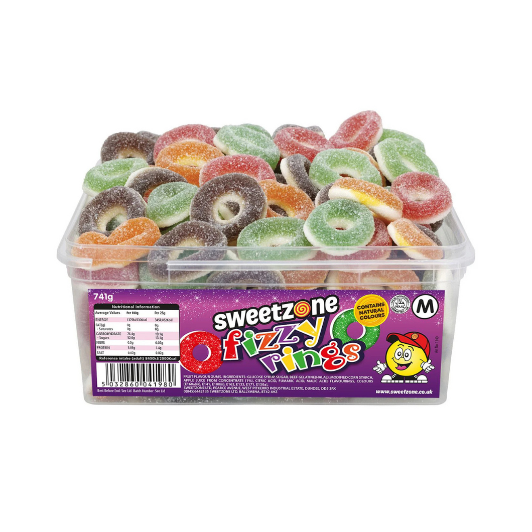 Sweetzone Fizzy Rings 741g