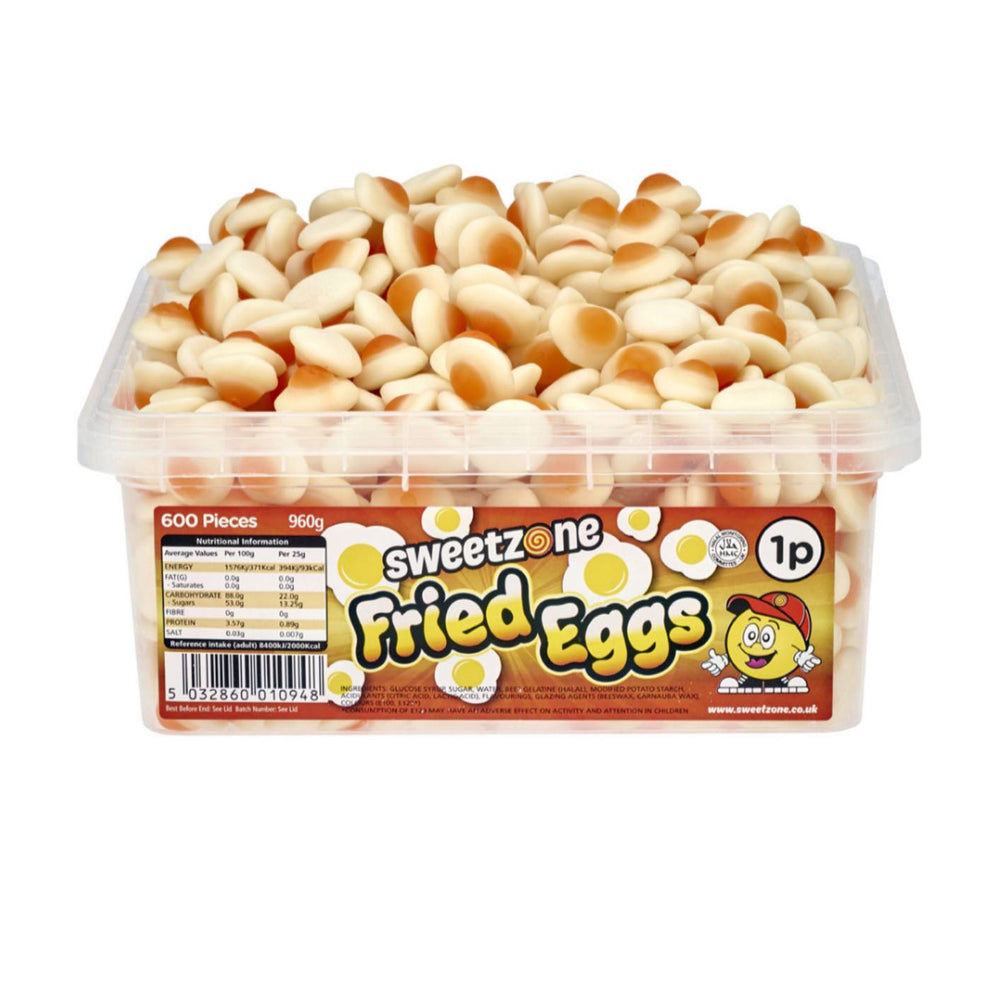 Sweetzone Fried Eggs Halal Sweets tub