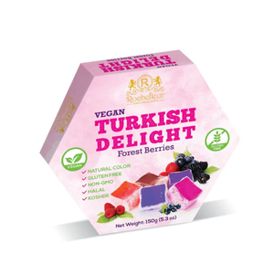 Rochefleur Turkish Delight Forest Berries 8x150g
