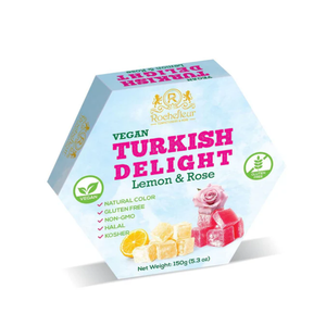 Rochefleur Turkish Delight Rose and Lemon 8x150g