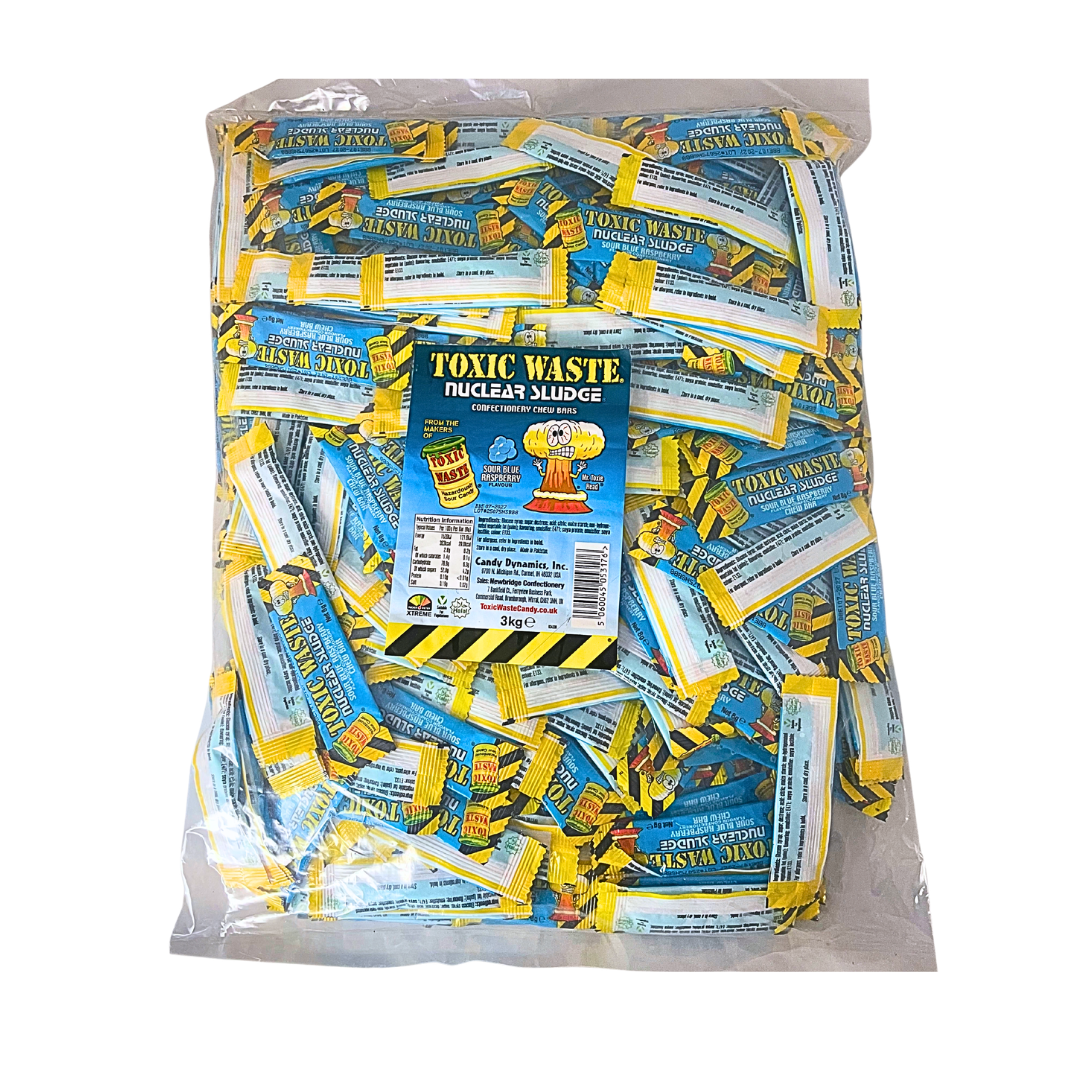 Toxic Waste Blue Raspberry Chew Bar 3kg – Candycrave