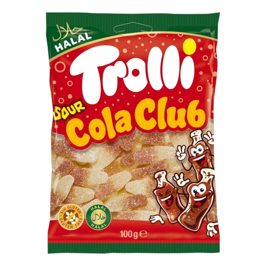 Trolli Halal Cola Club Bags 12x100g