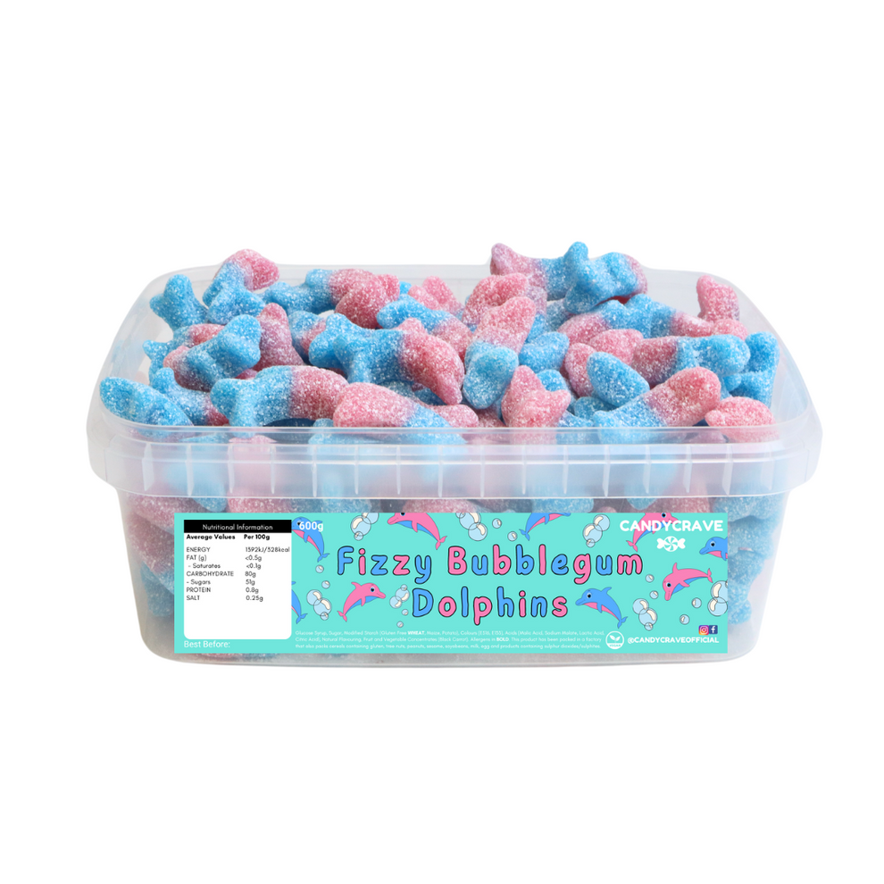 Bubblegum Dolphin Sweet Tub 600g