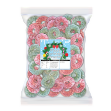 Load image into Gallery viewer, Candycrave Vegan Fizzy Christmas Wreaths 2KG