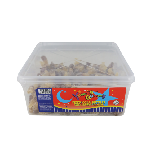 Yummy Gummy Fizzy Cola Bottles 1000g Tub