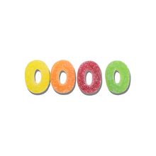 Load image into Gallery viewer, Yummy Gummy Fizzy Rings 1000g Tub