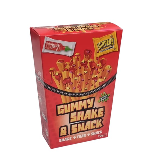 Zed Candy Screamers Gummy Fries shake box 8X12