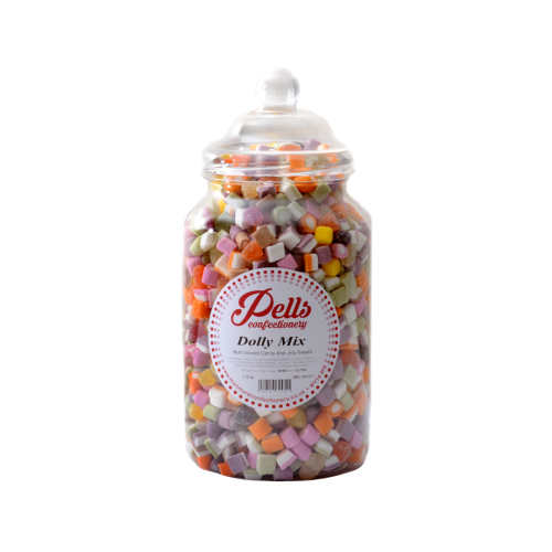 Pells Dolly Mix Sweet Jar – Classic Mixed Sweets in a Traditional Sweet Jar