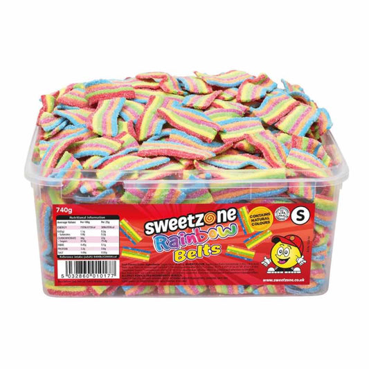 Sweetzone Rainbow Belts Tub 740g
