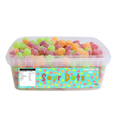 Candycrave Sour Dots Tub 600g