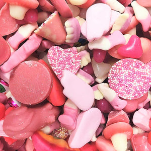 1kg Pink N Mix Sweets