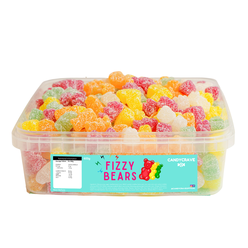 Candycrave Fizzy Bears Sweet Tub