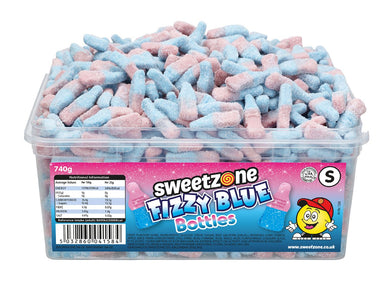 Sweetzone Fizzy Blue Bottles Tub 740g