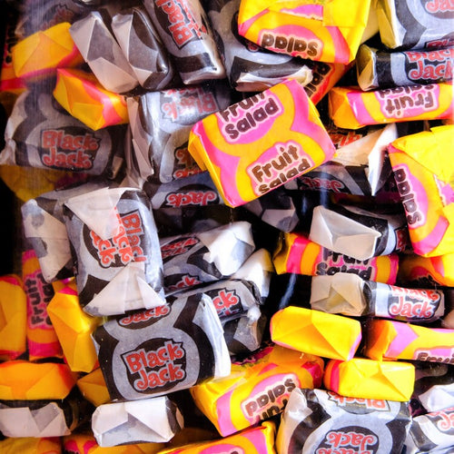 1kg Black Jacks & Fruit Salad Sweets