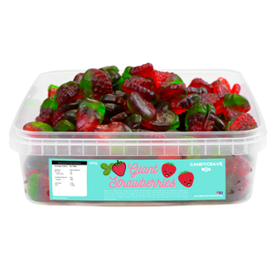 Candycrave Giant Strawberries Tub 600g