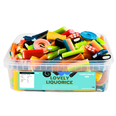 Candycrave Lovely Liquorice Tub 600g