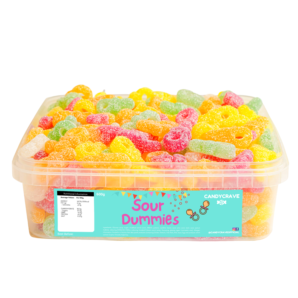Sour Dummies Sweet Tub 600g