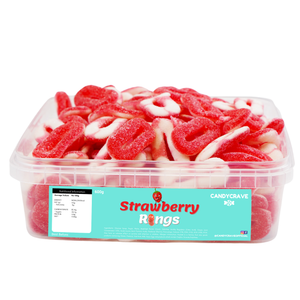 Candycrave Strawberry Rings Tub 600g