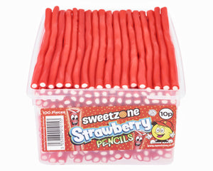 Sweetzone Strawberry Pencil Sweets