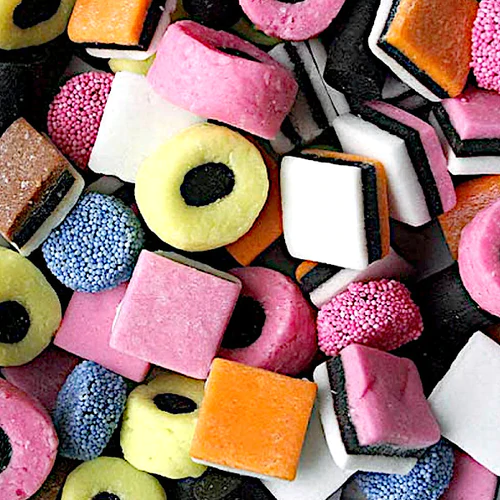 1kg Liquorice Allsorts Sweets