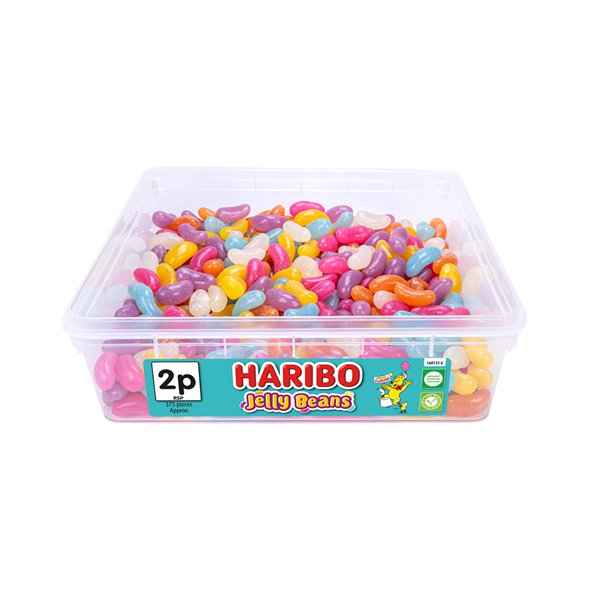 Haribo Jelly Beans Tub 375X2P